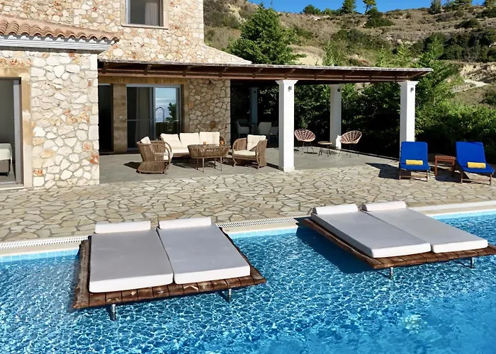 Kalypso Infinity Pool 别墅 Livathos (Kefalonia)